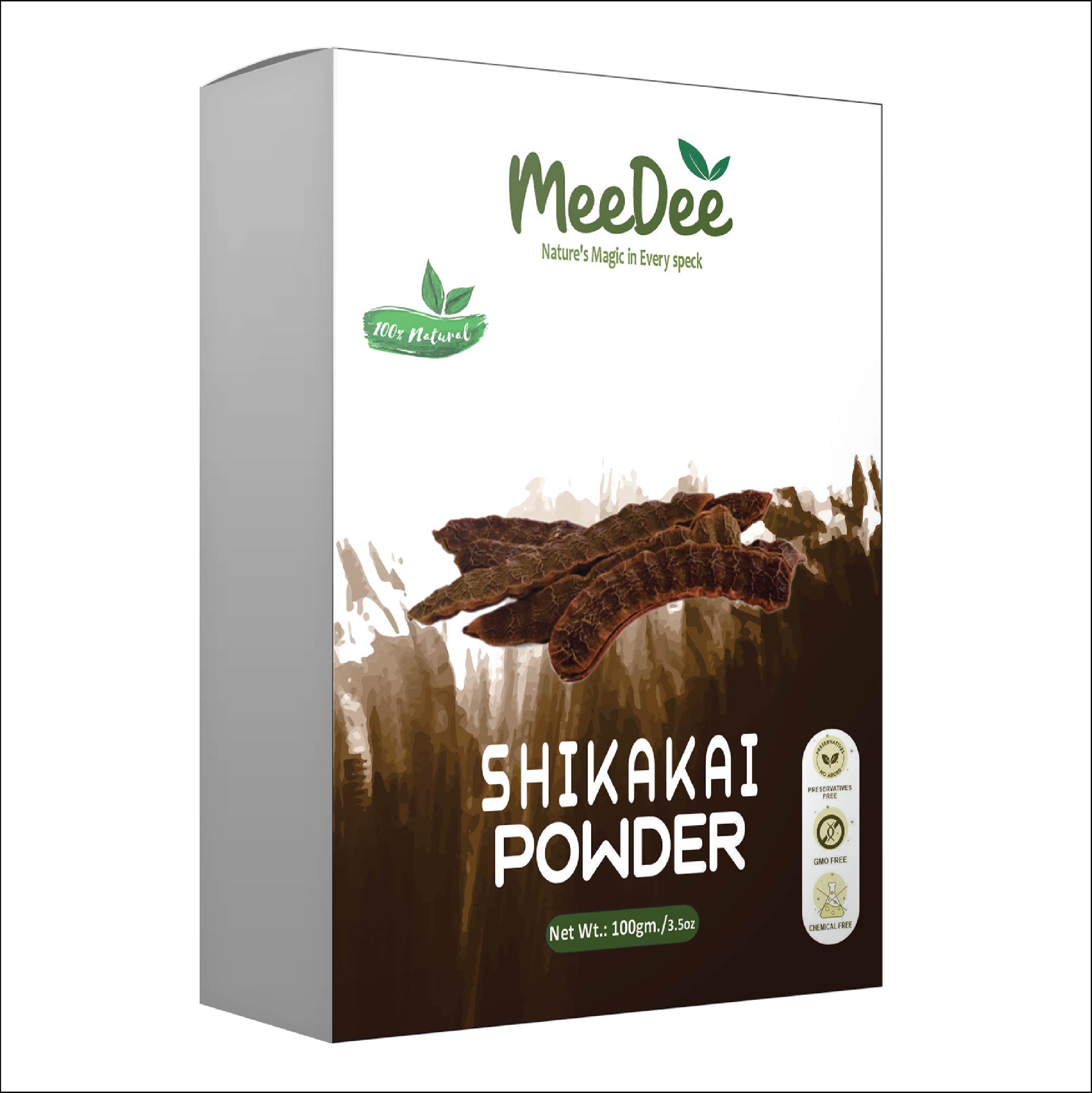 Meedee 100% Natural SHIKAKAI Powder For Hair Care  (100 g)