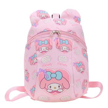 School bag for junior girl pink color regular size