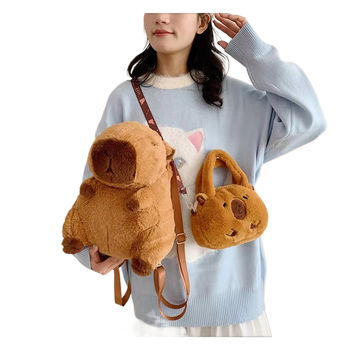 Plush Animal Backpack and Handbag Set