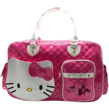 Hello Kitty Pink Quilted Duffle Bag
