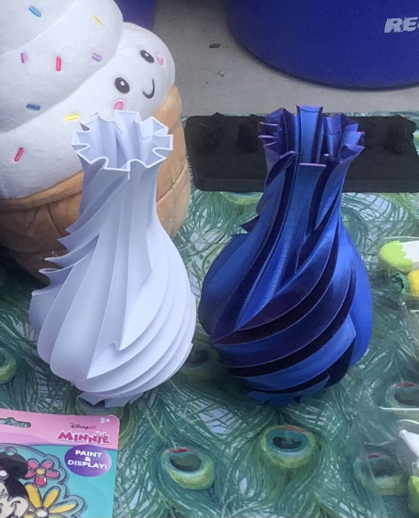 3D Printed Spiral Vases