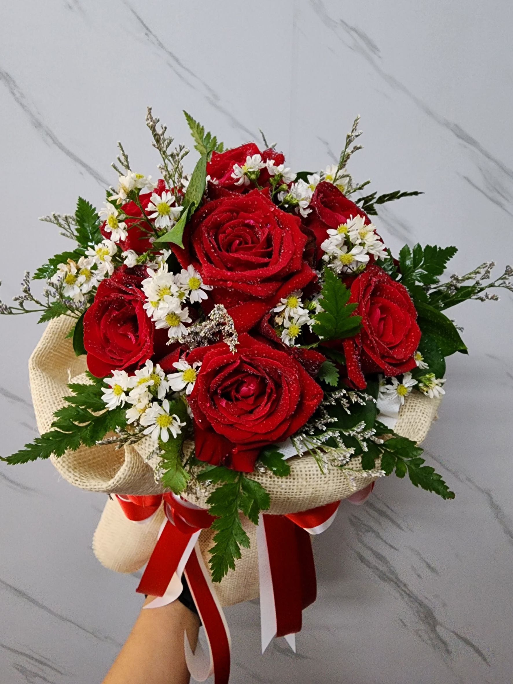 Elegant Red Rose Bouquet