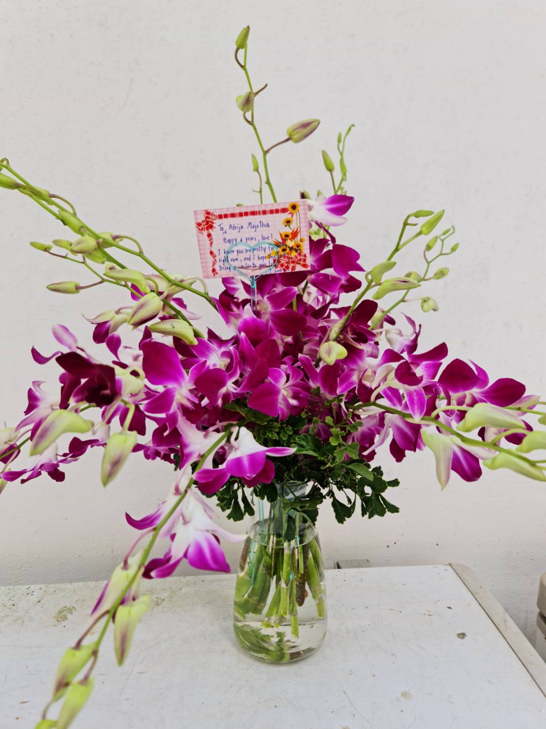 Beautiful Orchid Flower Arrangement