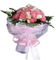 Pink and White Flower Bouquet
