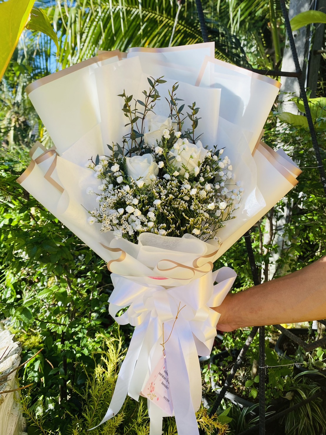 Elegant White Flower Bouquet