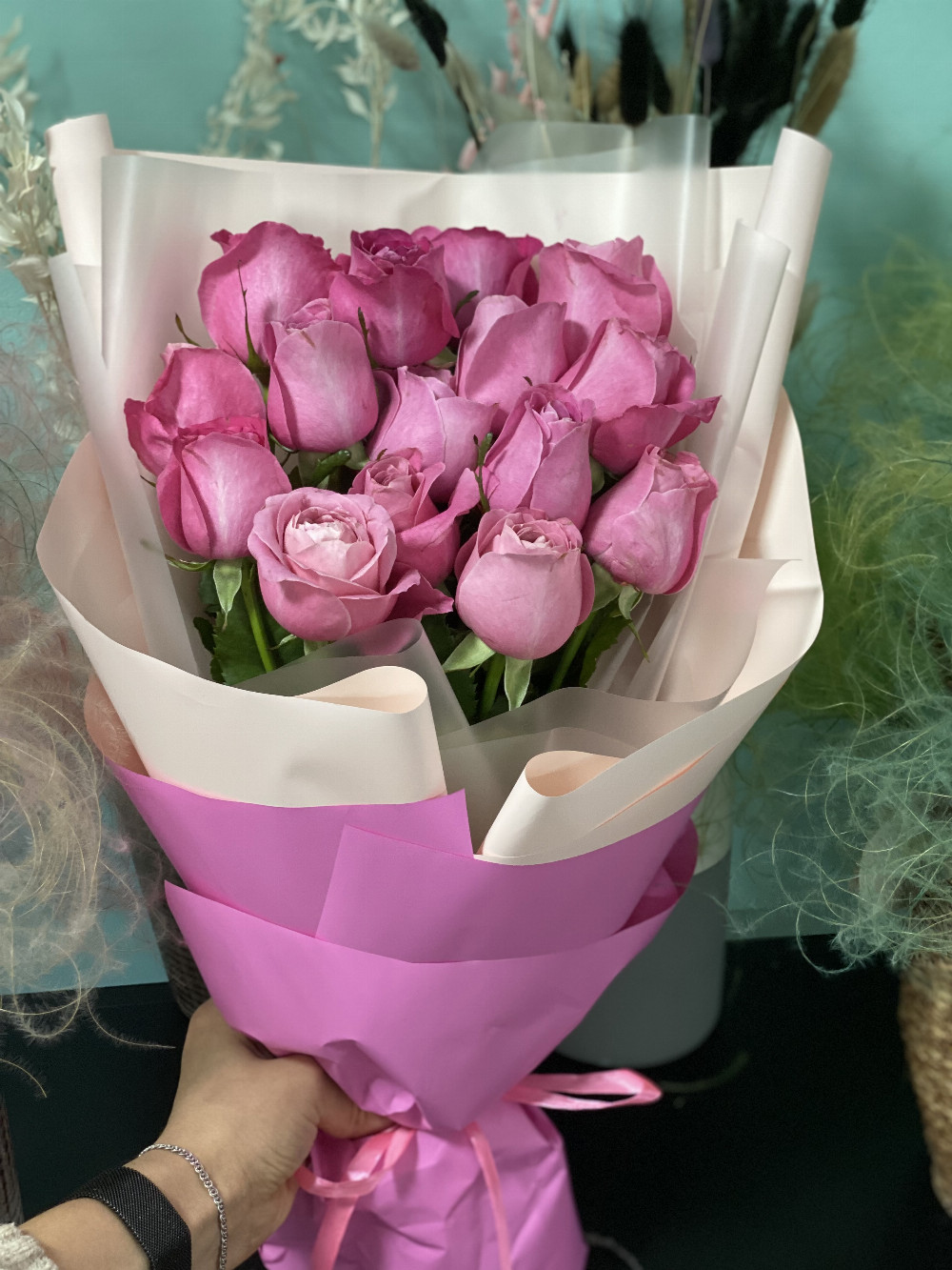 Pink Rose Bouquet