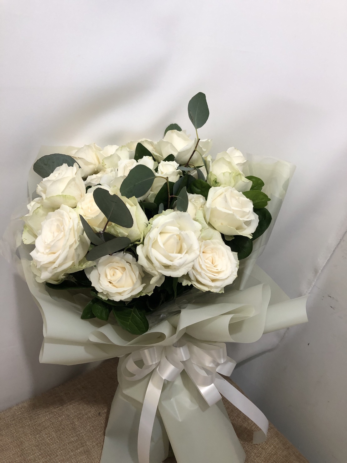 White Rose Bouquet