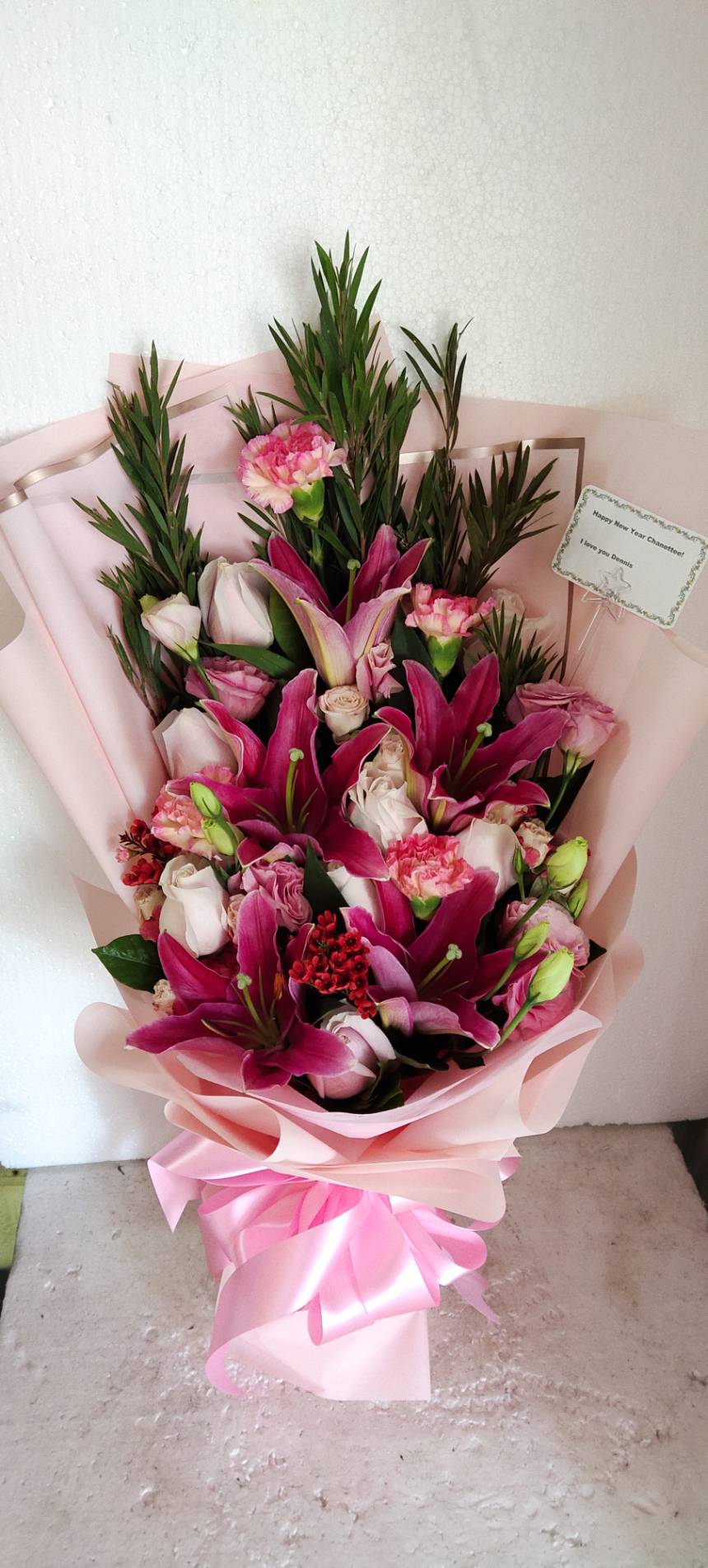 Elegant Pink Flower Bouquet