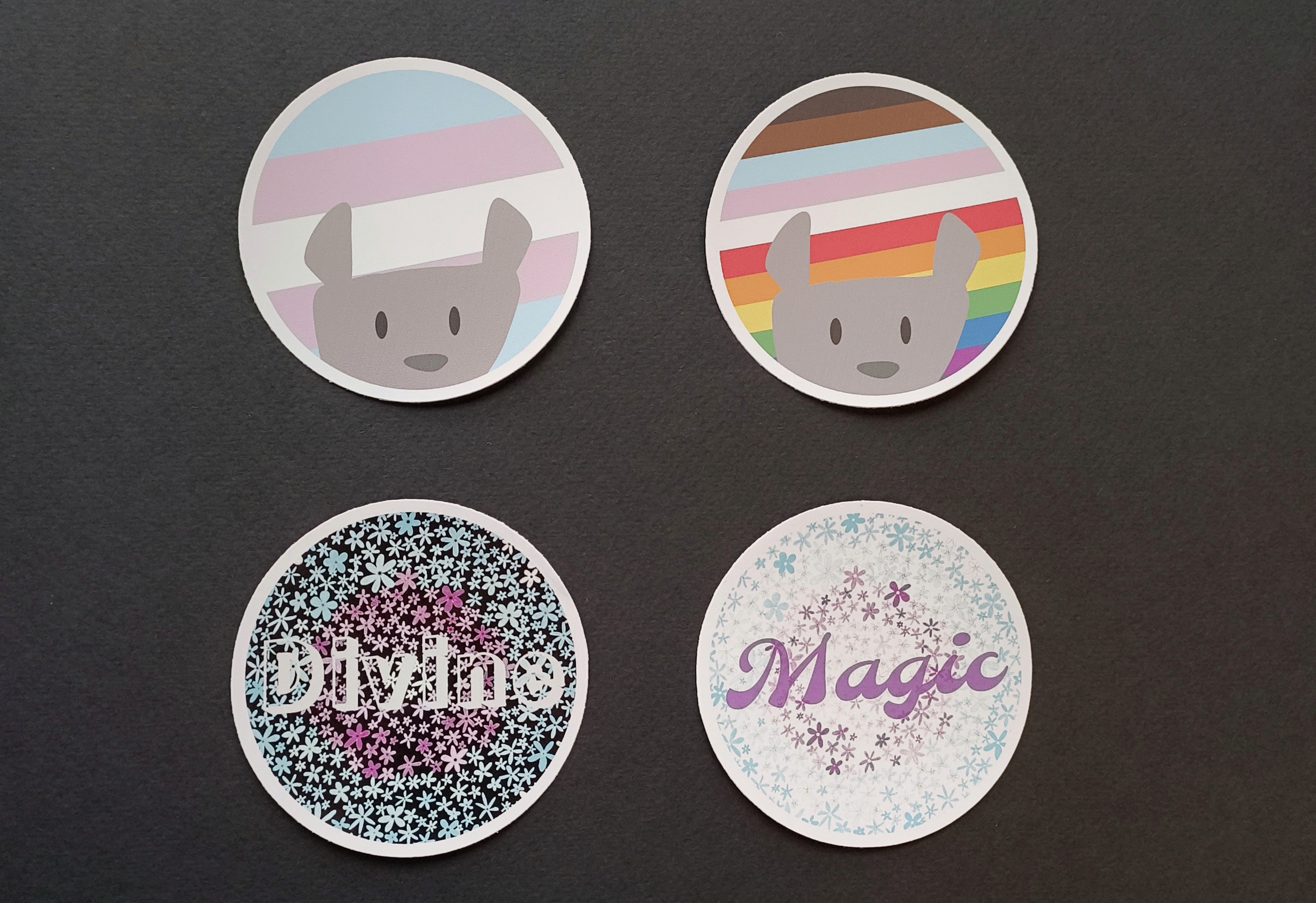 Magic - floral sticker