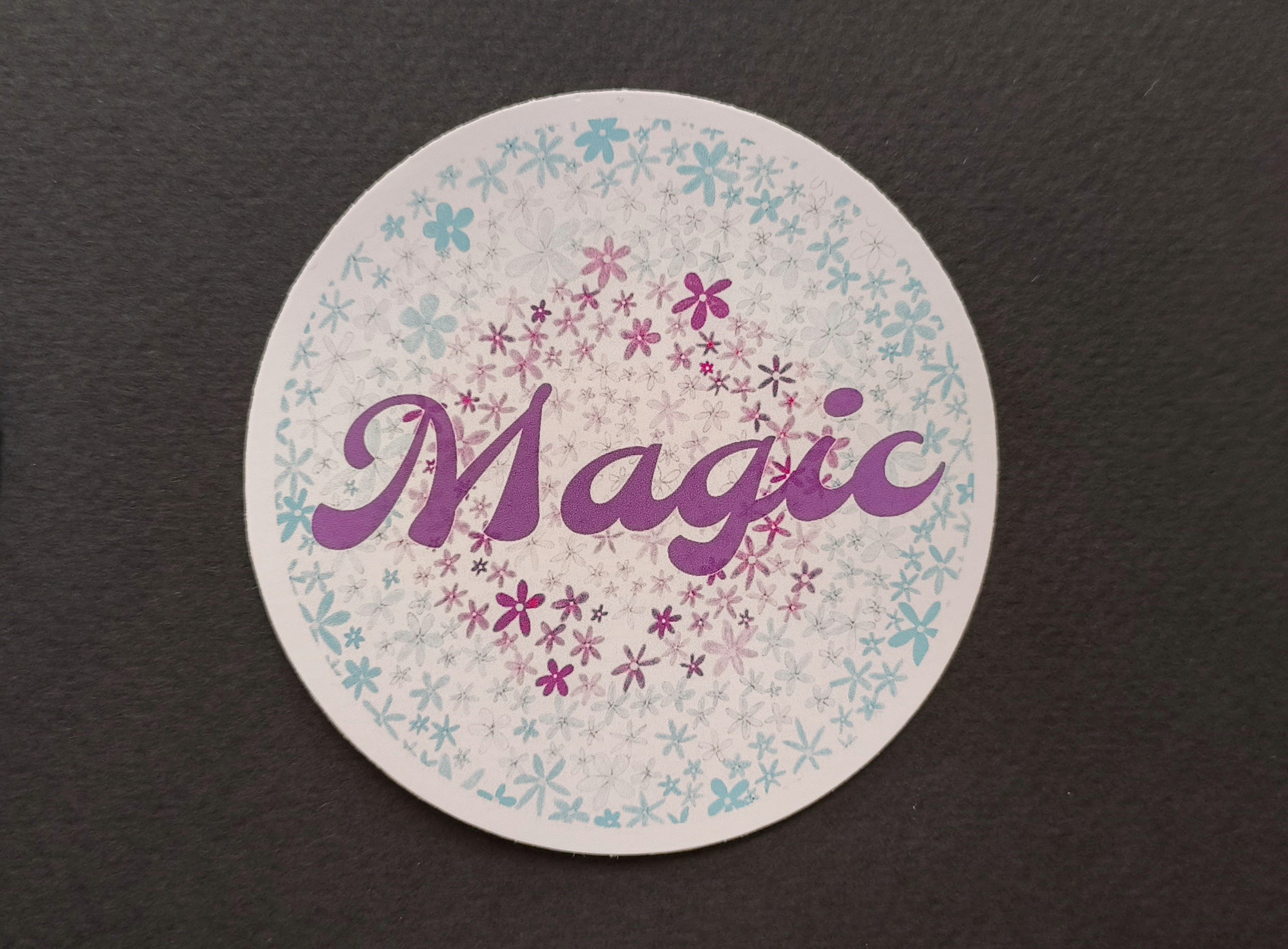 Magic - floral sticker