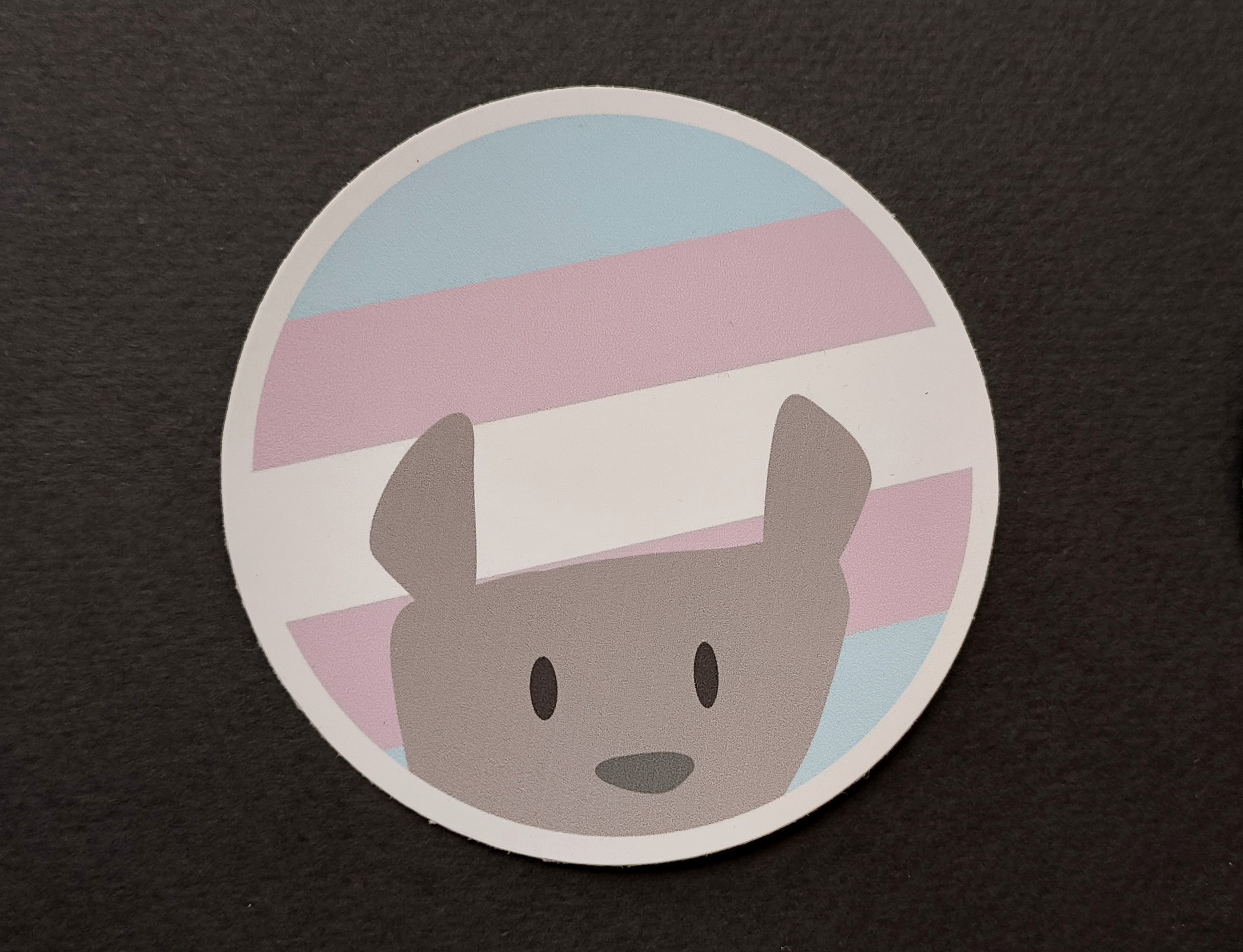 SquirrelBear - Trans Pride sticker