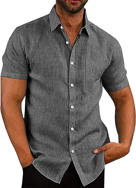 Men's Short Sleeve Casual Shirt