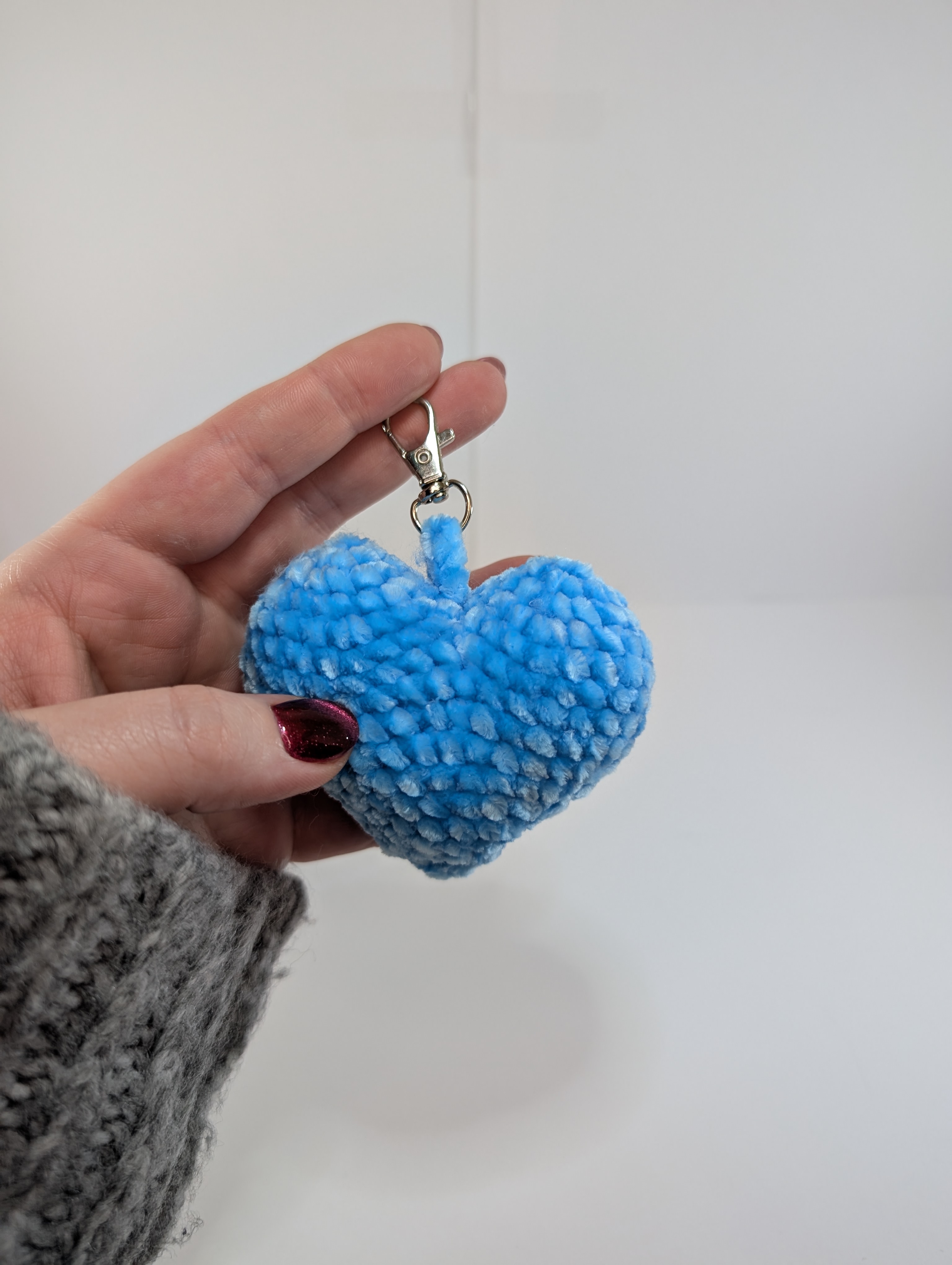 Håndlagde Hjerte Nøkkelringer