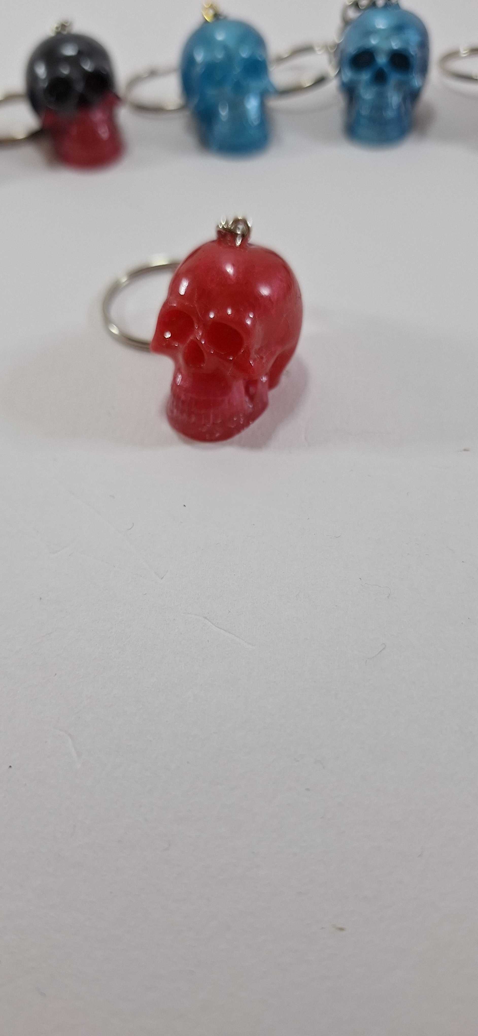 Nøkkelring med hodeskalle