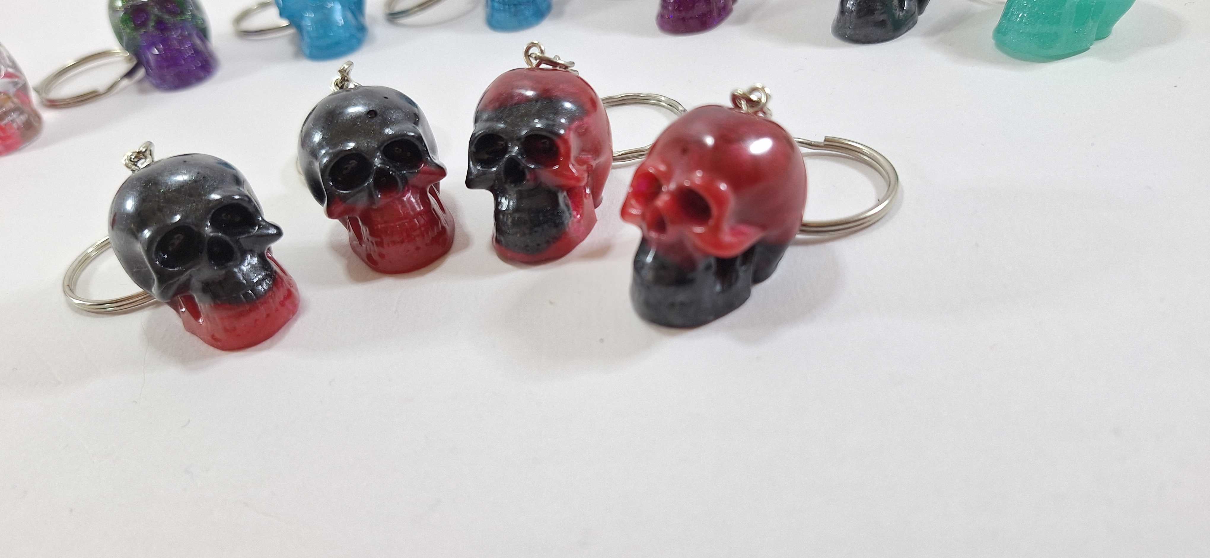 Nøkkelring med hodeskalle