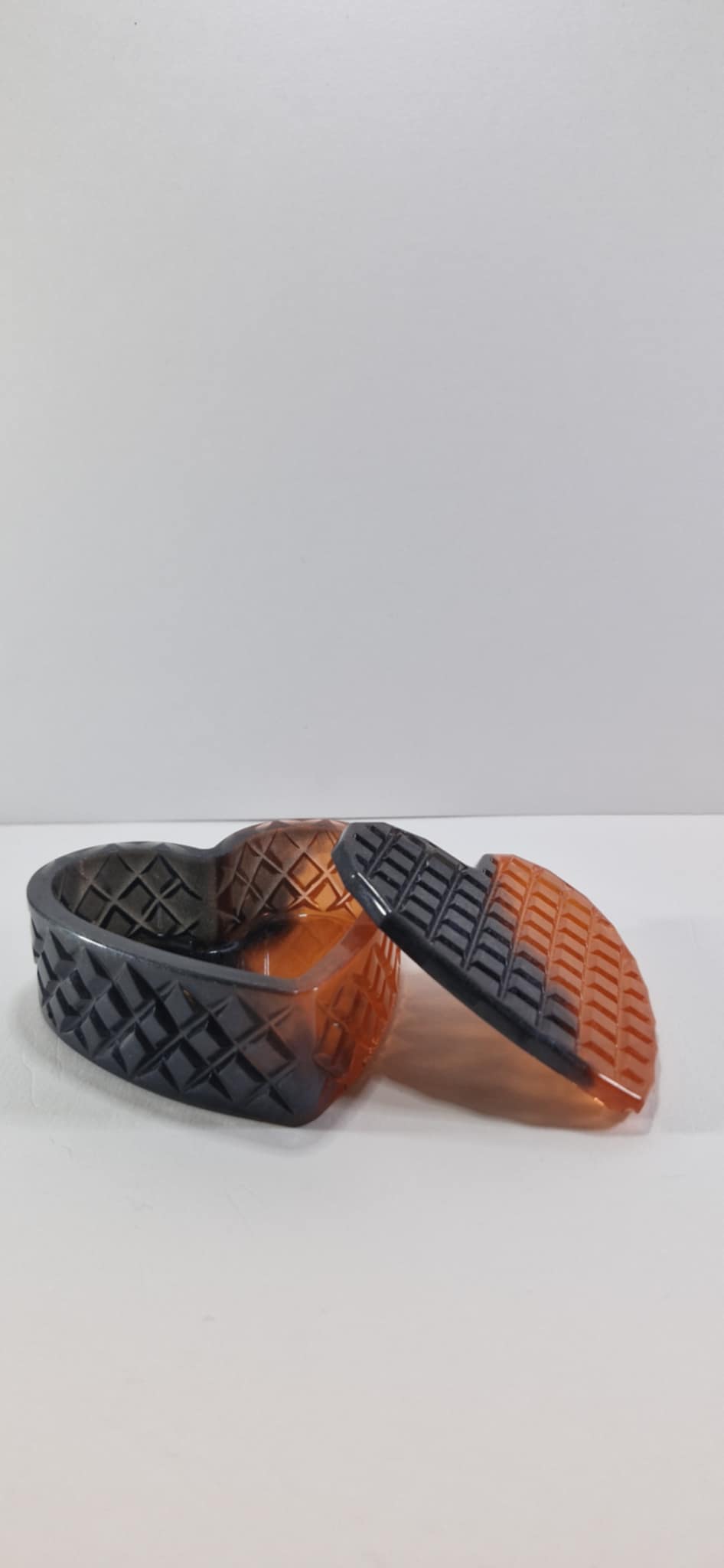 Hjerteformet smykkeeske