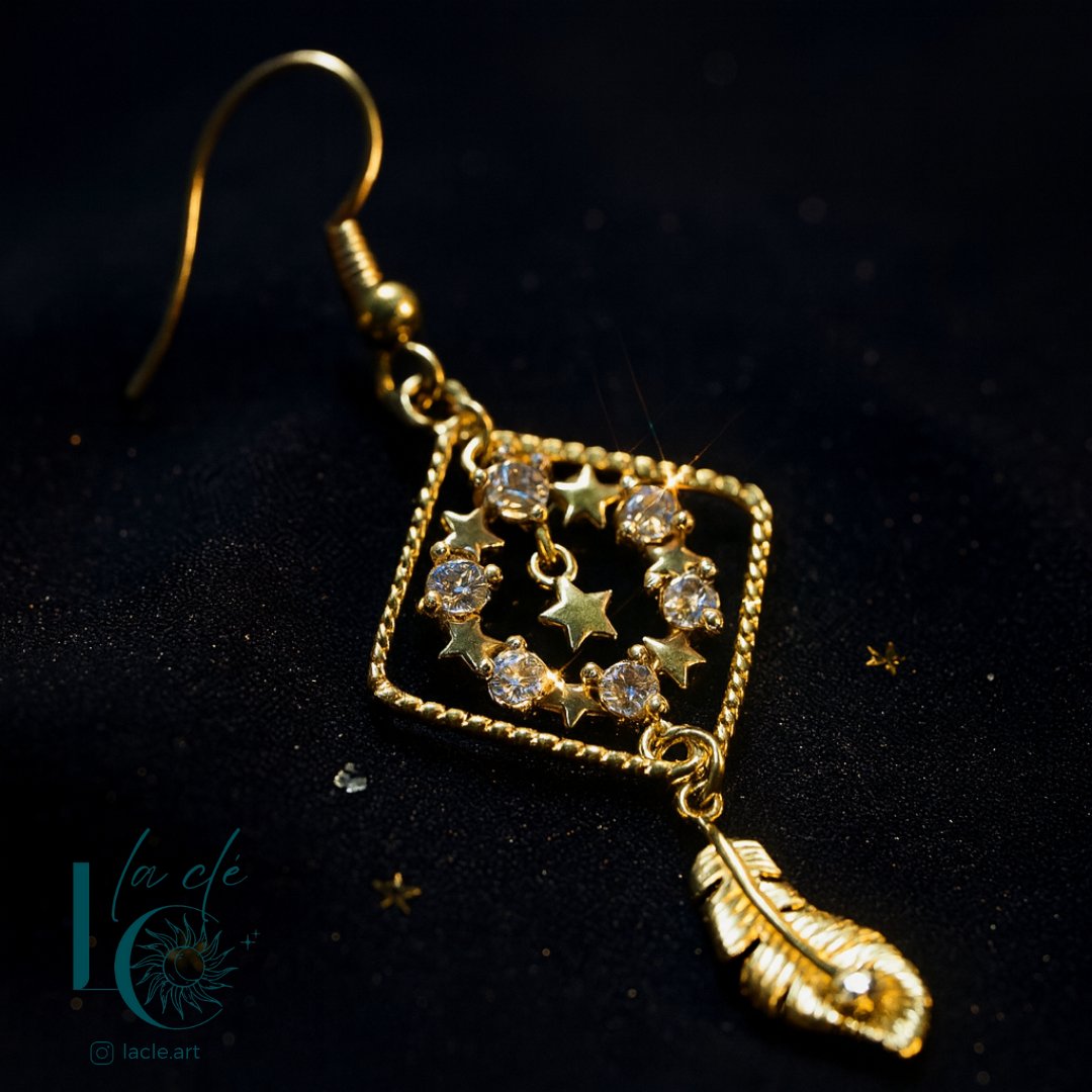 Feather & Crystal