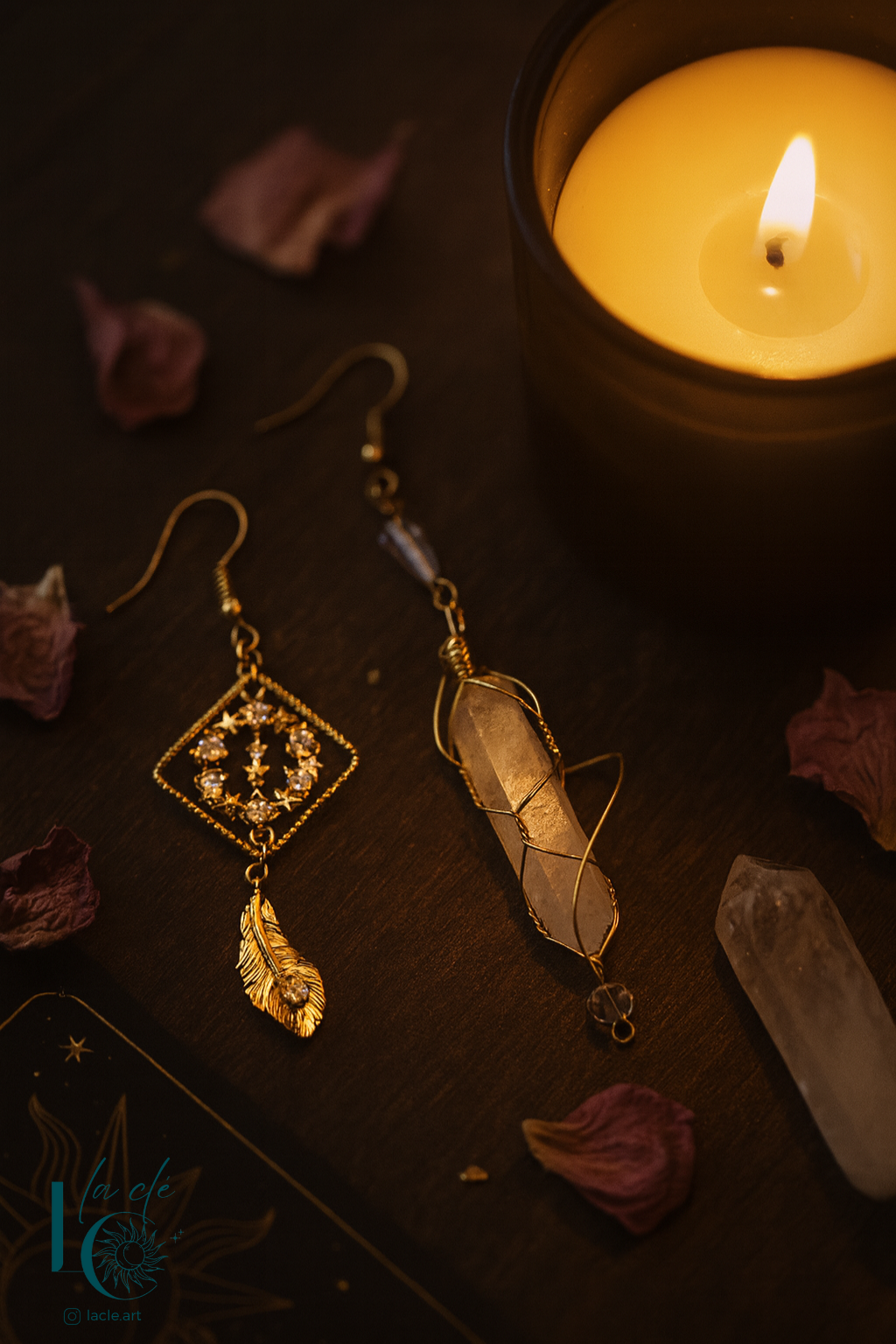 Feather & Crystal