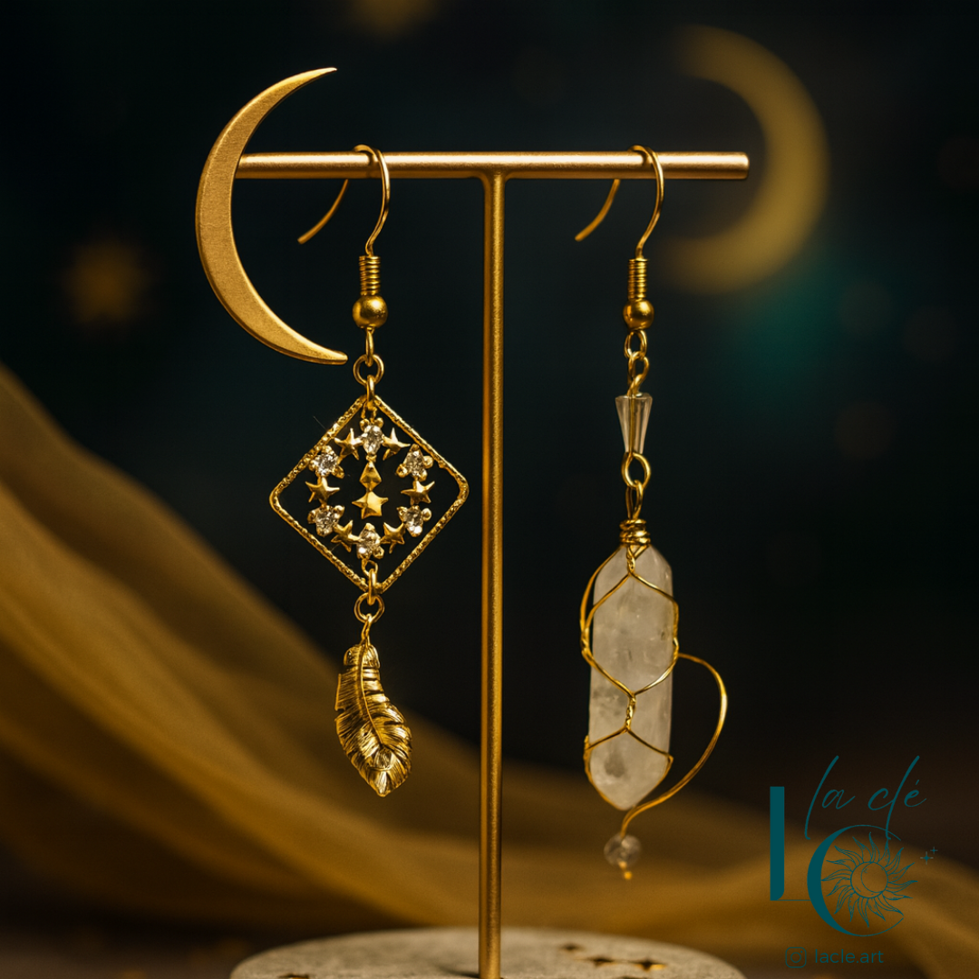 Feather & Crystal