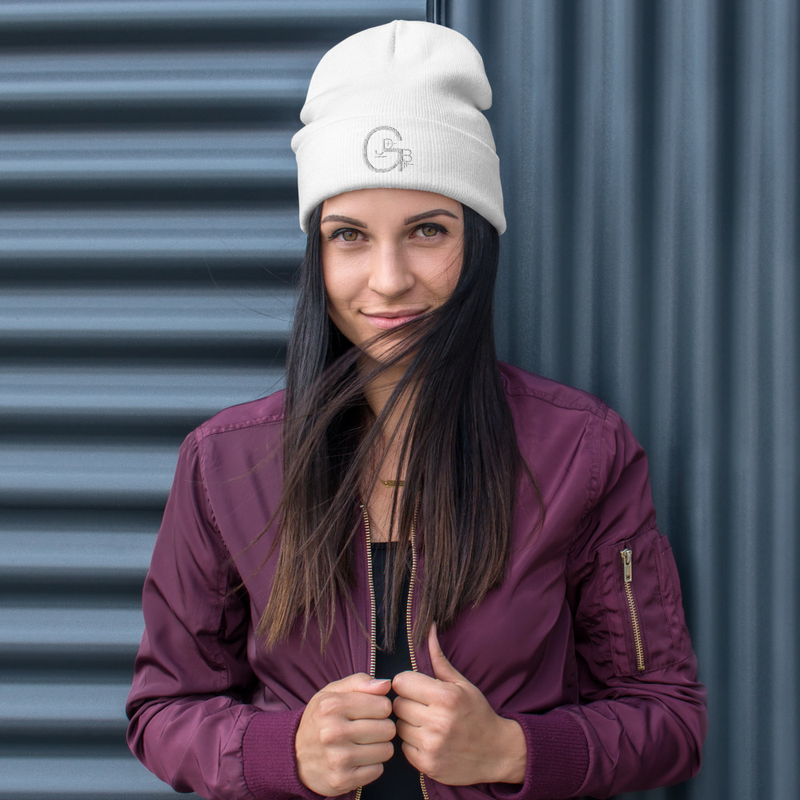 Embroidered JDGB Beanie (White Logo)