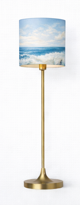 Stalinis šviestuvas su jūros vaizdu