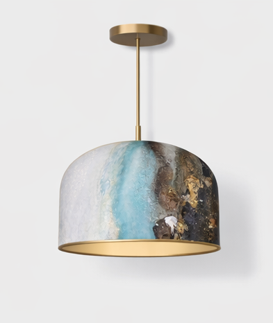 Lubinis šviestuvas su meno motyvu