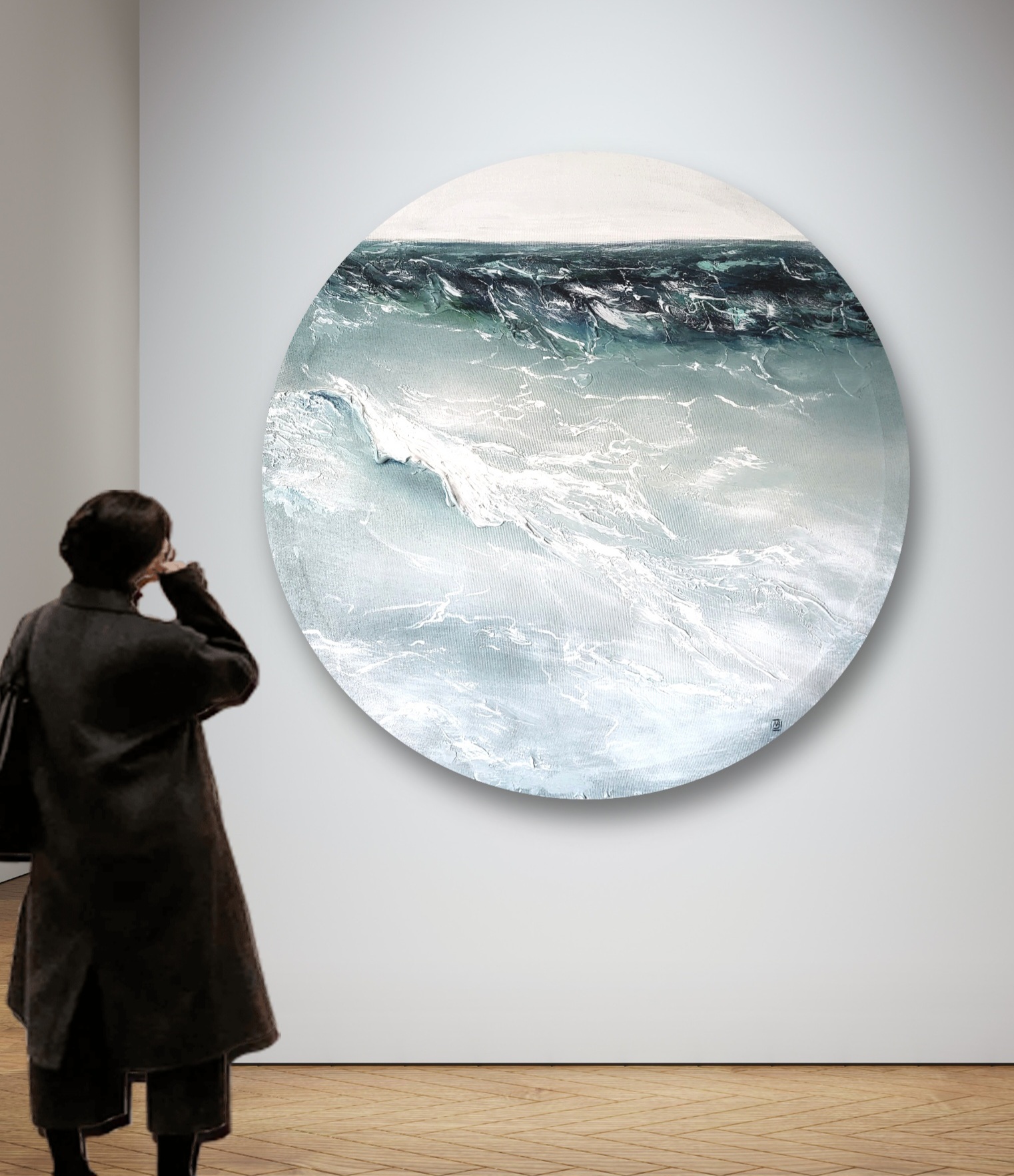 Apvalus paveikslas 'Jūra'