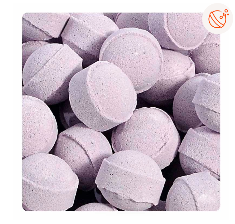 3 Mini-billes Effervescentes Lavande