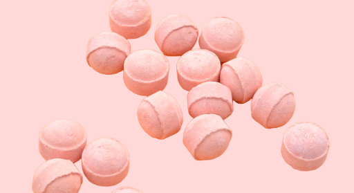 3 Mini-billes effervescentes mangue 