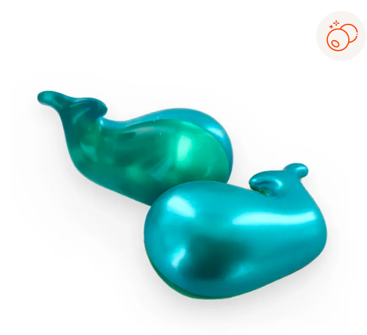 Perle de bain baleine Monoï * 3