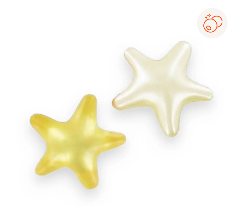 Perle de bain étoile Ananas * 3