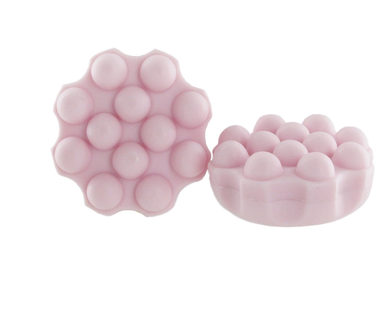 SHAMPOING SOLIDE PICOTS DE MASSAGE CHEVEUX ABIMES ROSE