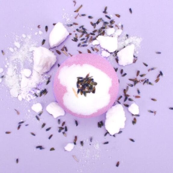 Bombe de bain la lavande 