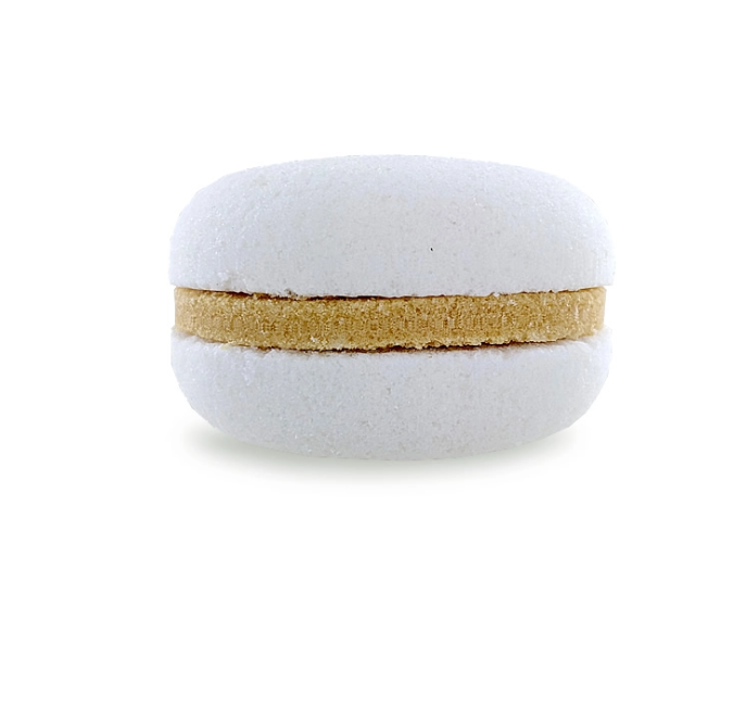 Macaron de bain effervescent monoï