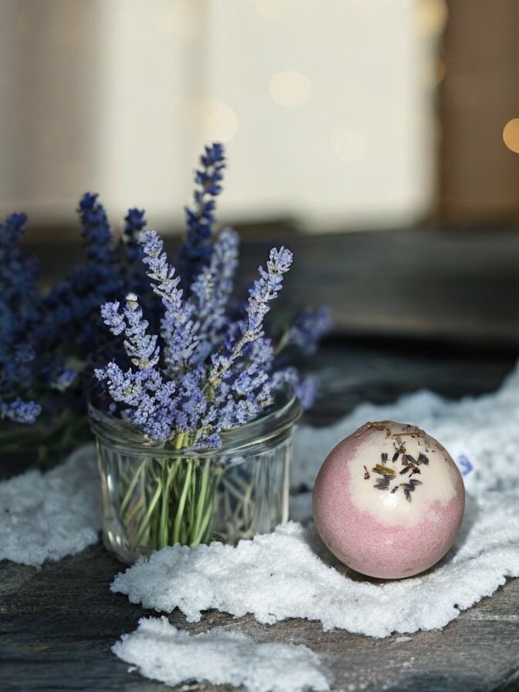 Bombe de bain la lavande 