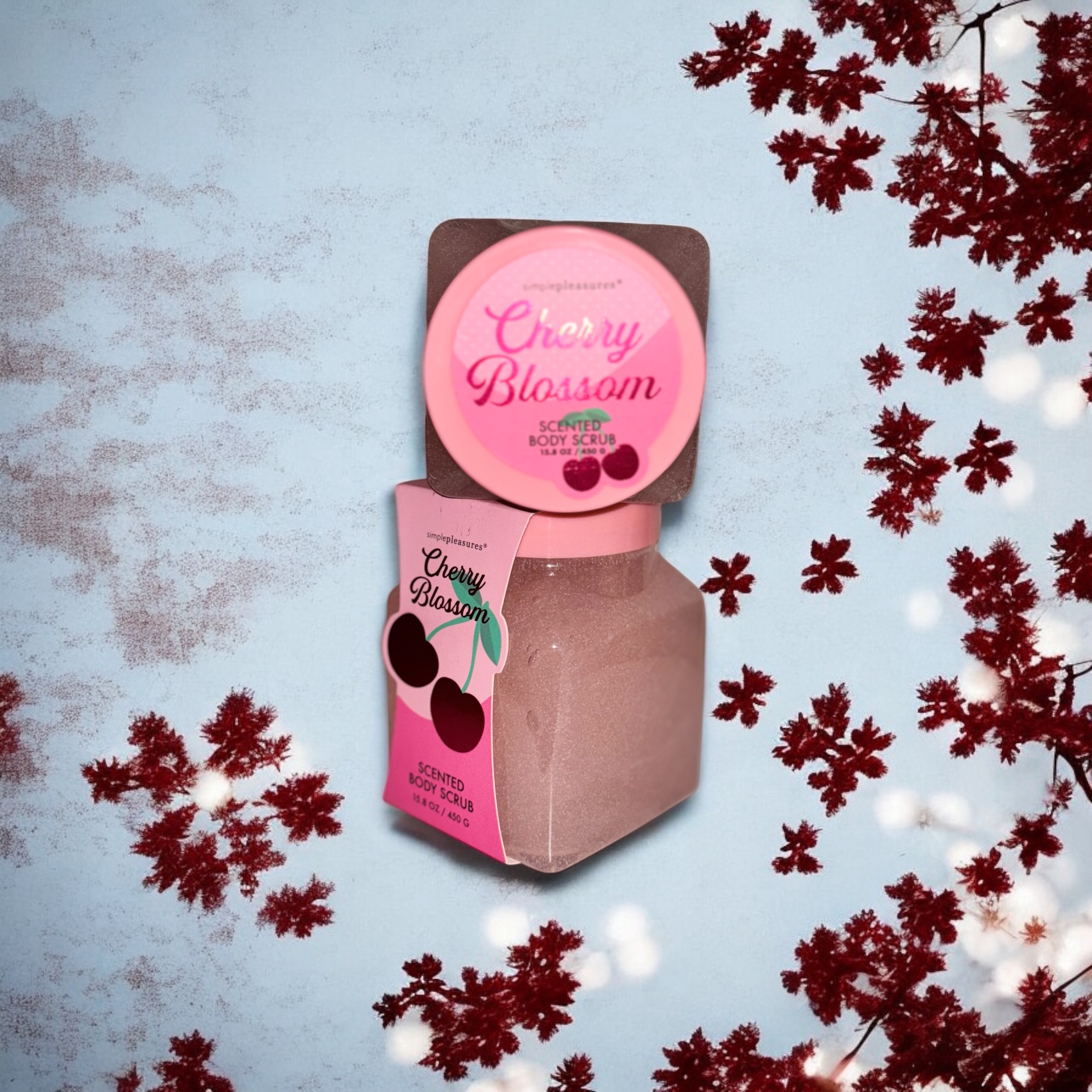 Gommage pour corporel cerise