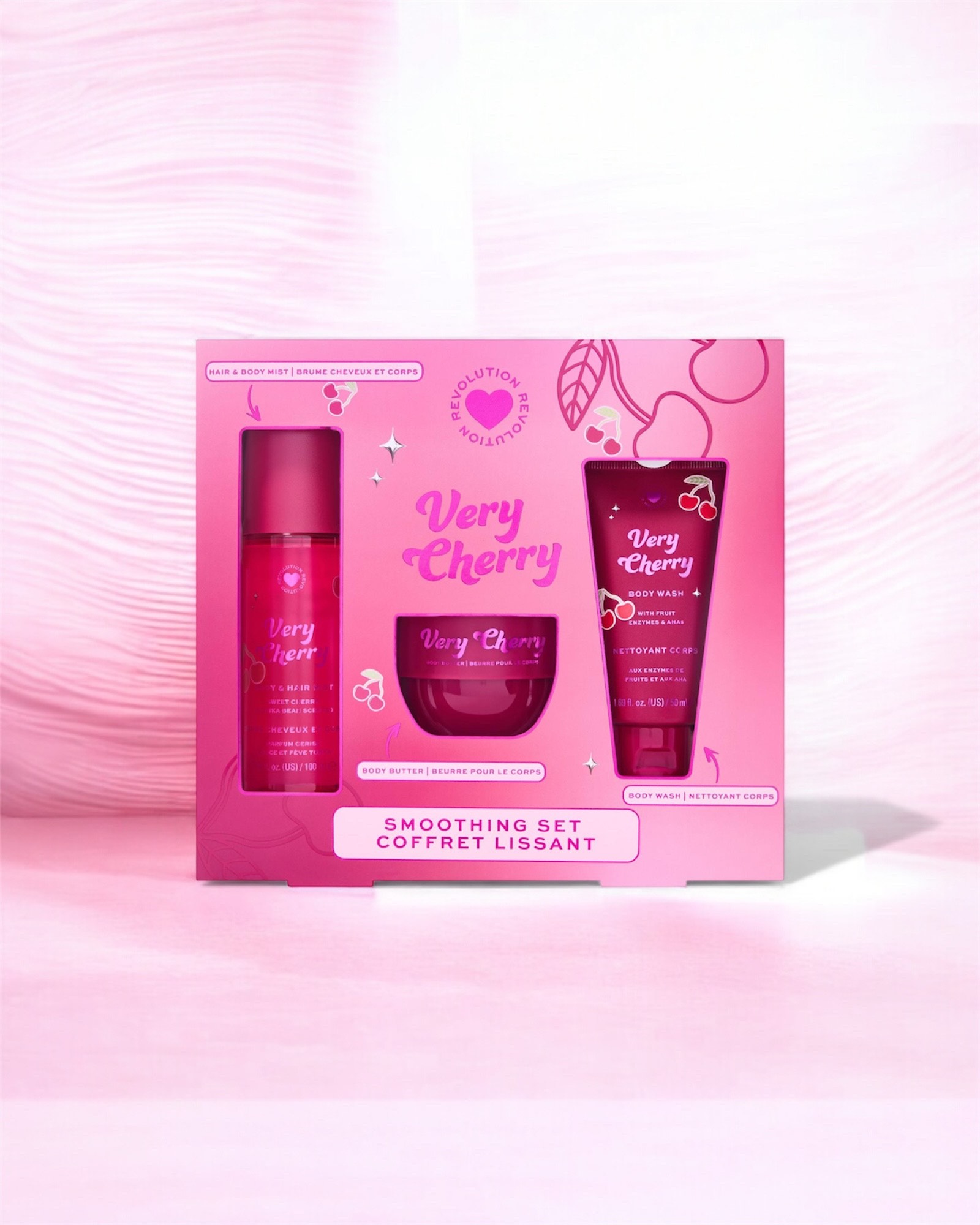 Coffret Very Cherry cerise 