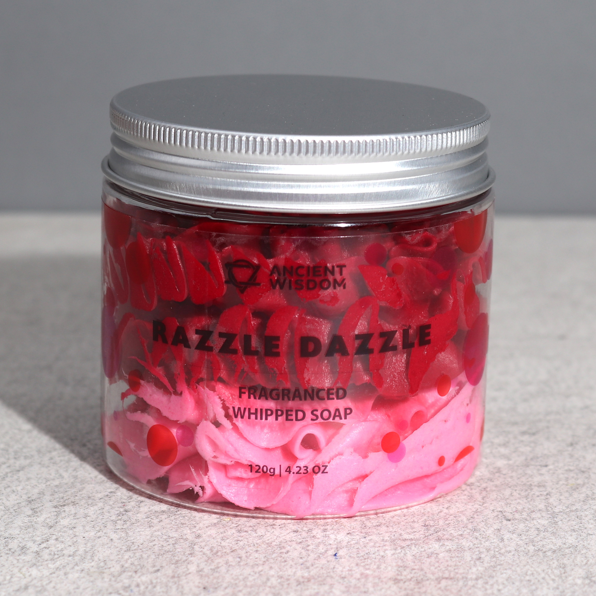 Savon fouetté parfumé framboise