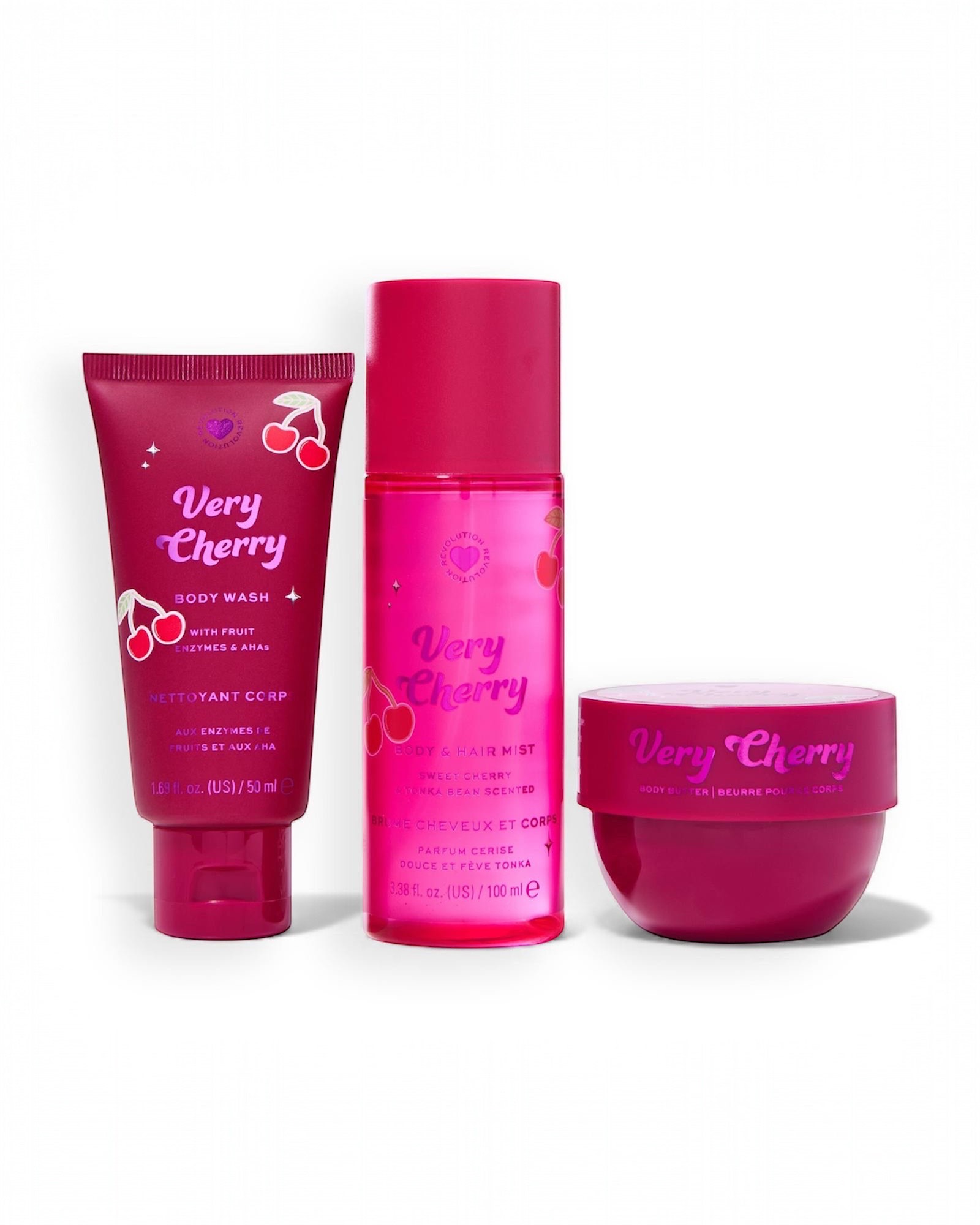 Coffret Very Cherry cerise 