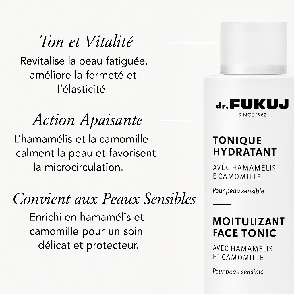 Tonique hydratant pour le visage