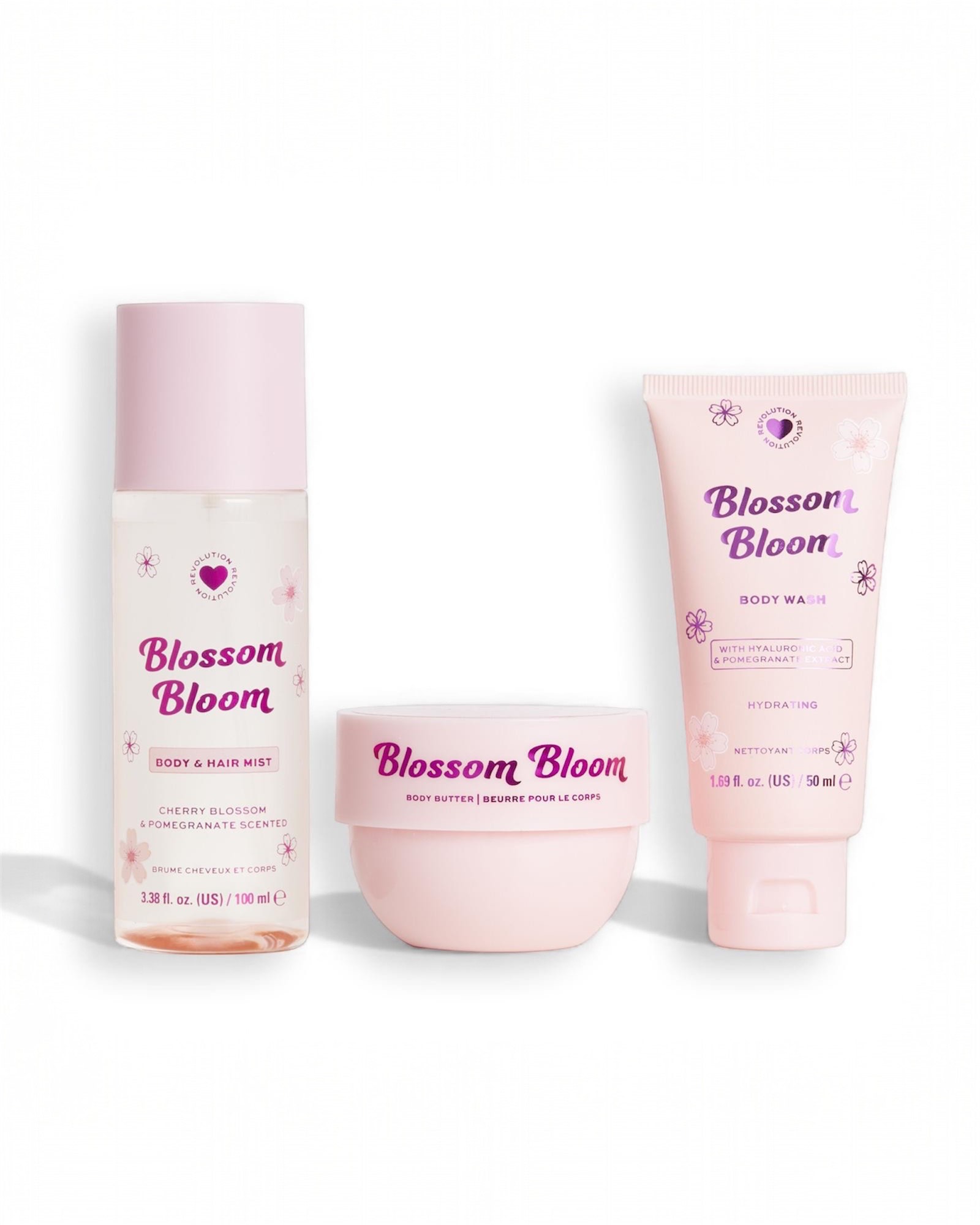 Coffret corps blossom/Bloom fleurs de cerisier et granade 