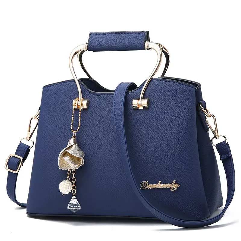 Stylish Navy Blue Handbag