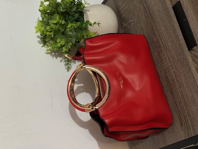 Red Leather Handbag