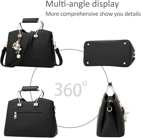 Stylish Navy Blue Handbag