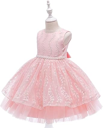 Pink Lace Girl's Dress