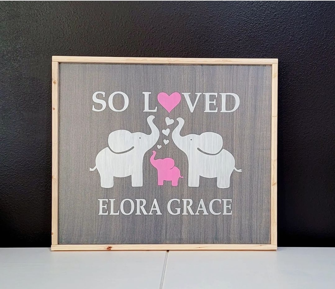 Elephant Nursery Sign
