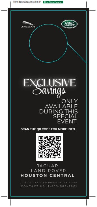 JLR Door Hangers QTY 10,000