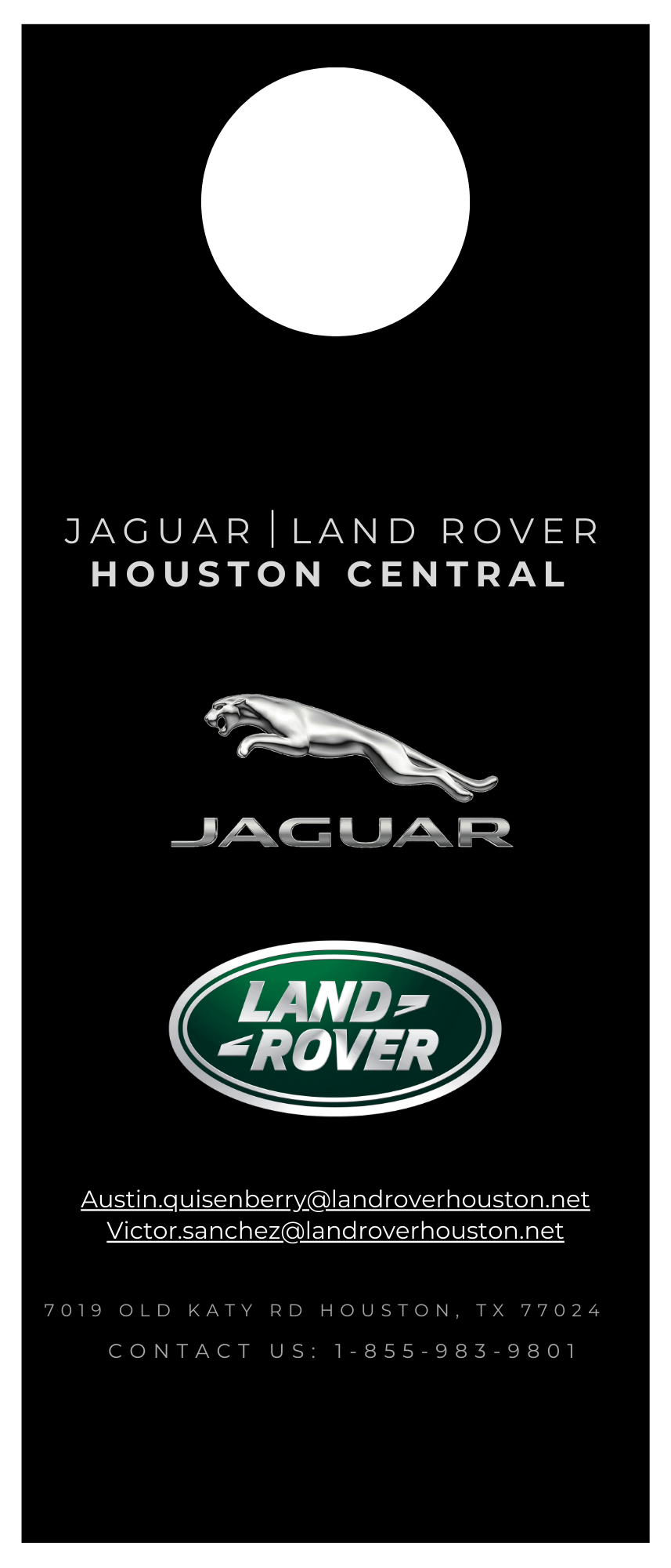JLR Door Hangers QTY 10,000
