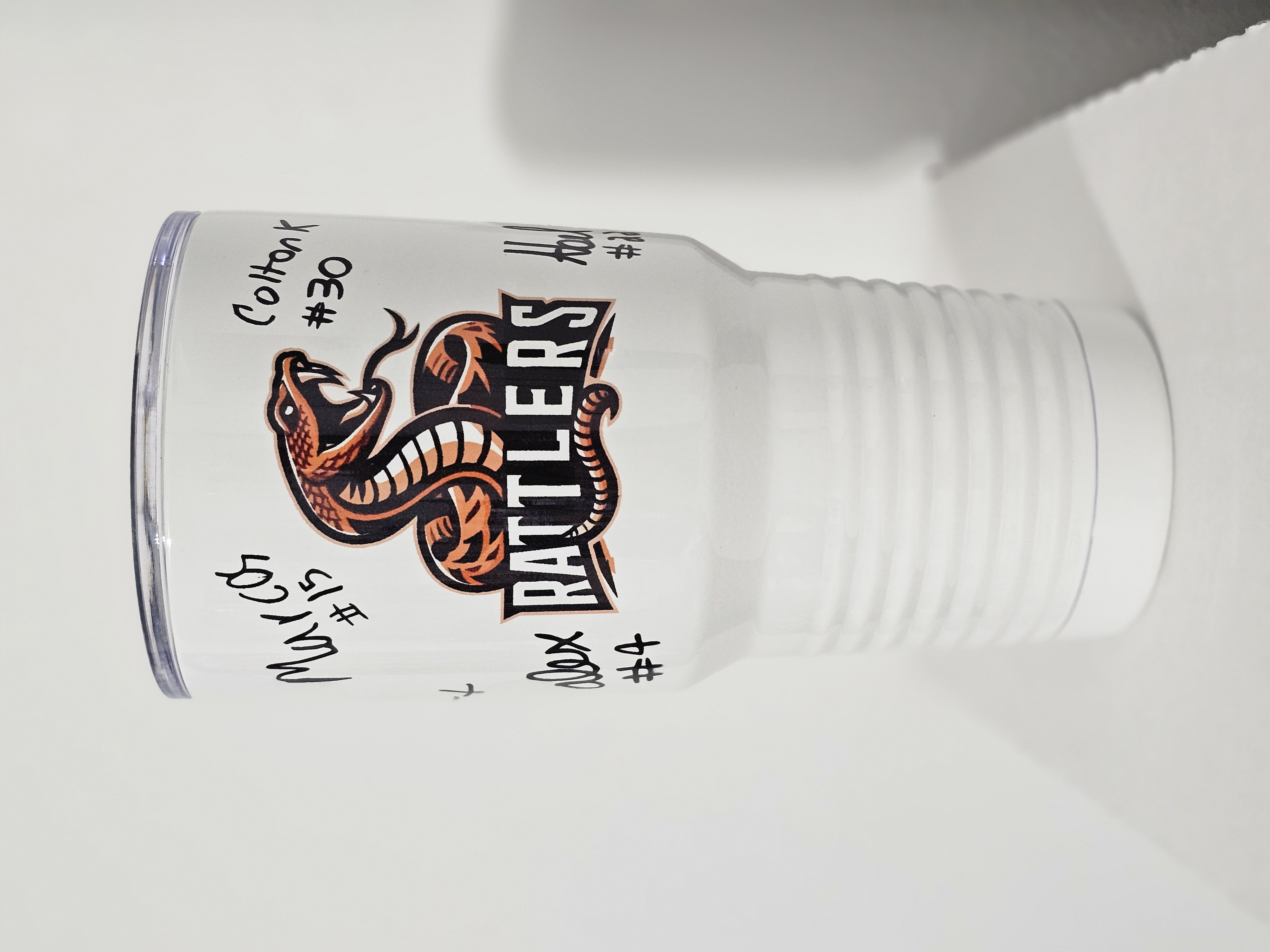 Custom Rattlers Tumbler
