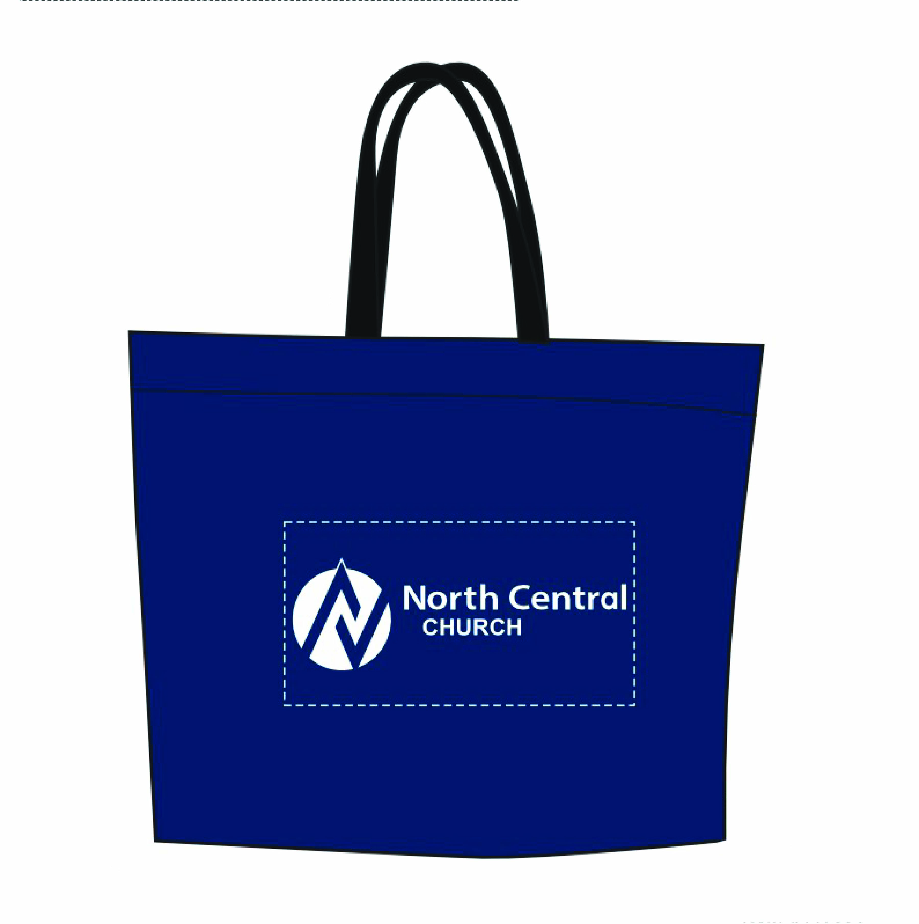 Accent Handle Heat Seal Tote Bag (Qty 200)